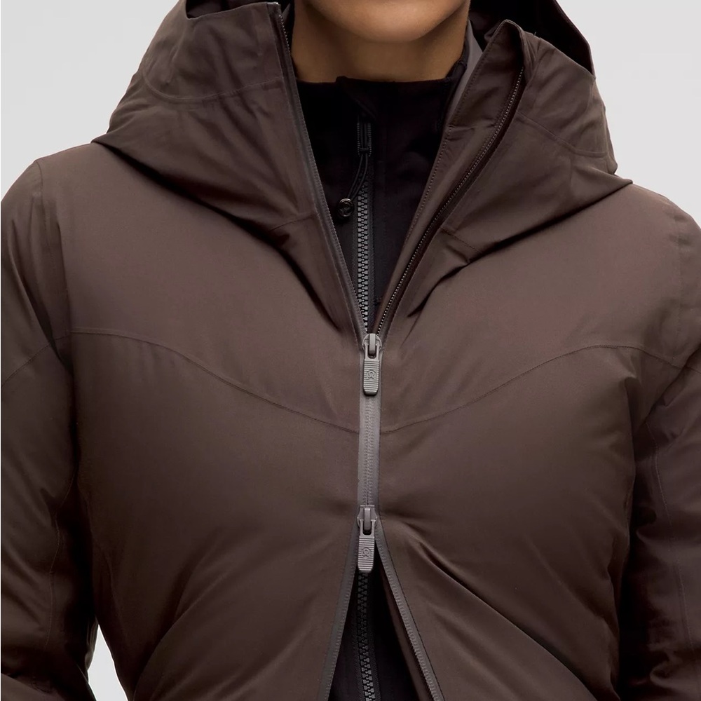 BRAND NEW Lululemon StretchSeal Sleet Street 600-Down-Fill Long Jacket - Picture 6 of 16
